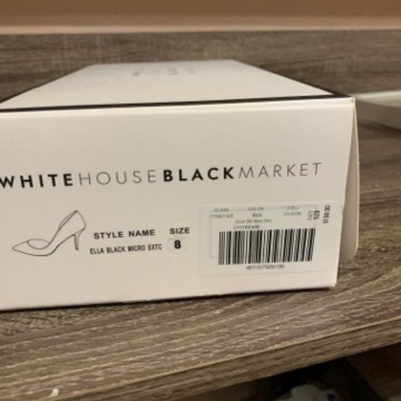 WHBM Ella Black Micro extc Heels - Picture 10 of 10